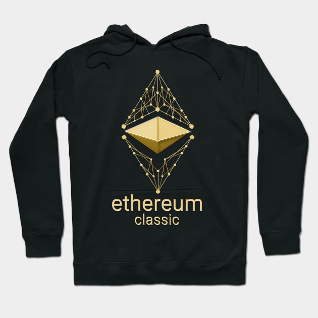 Ethereum Classic Made of Gold Hoodie by andreabeloque